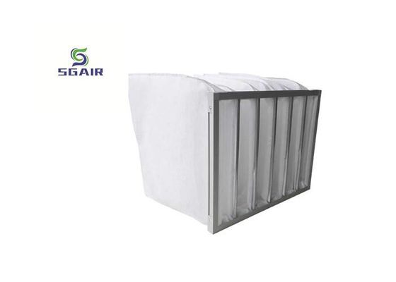 Μη υφαντικό υφασμάτινο υλικό H14 Hepa Bag Filter 99,97% Απόδοση για αυτοκίνητα